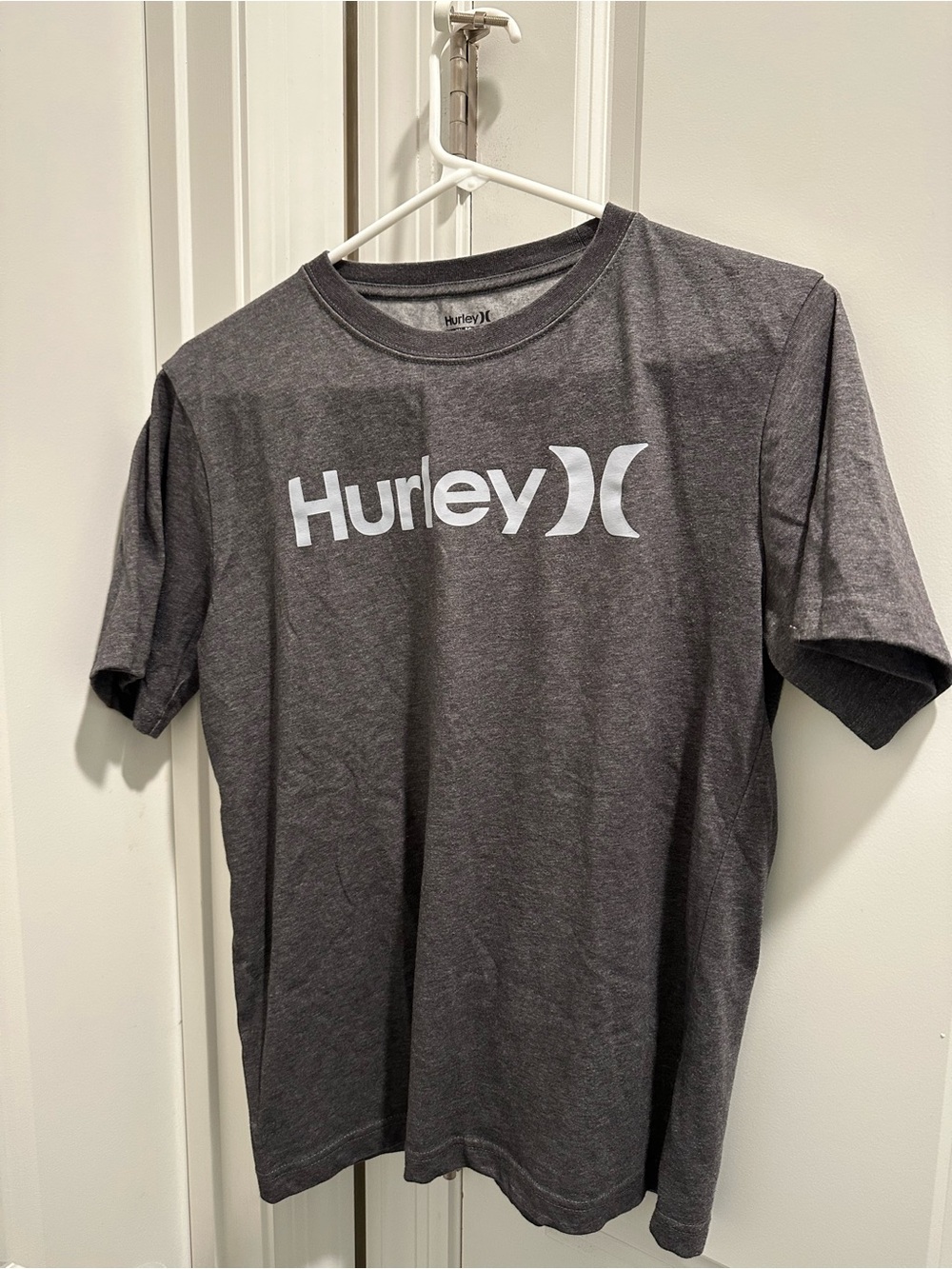 Nike Gray Short Sleeve Logo Tee